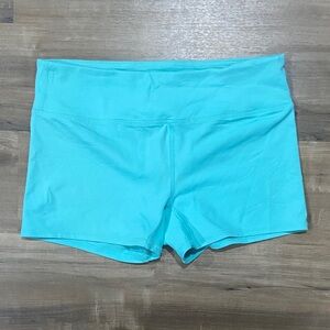 Women's Aqua Athletic Shorts